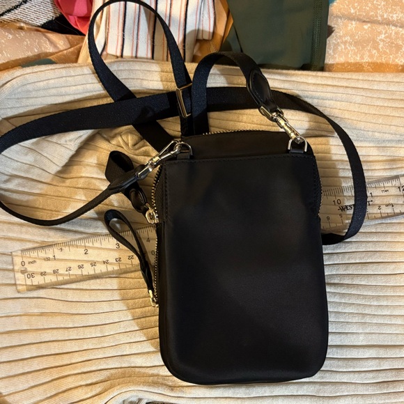 Kate Spade Black Chelsea Dual Zip Phone Crossbody Bag, Nylon - Picture 10 of 11